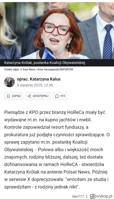 dan777 - Ciekawe ile działalności gospodarczych powstało po wygranej uśmiechniętej po...