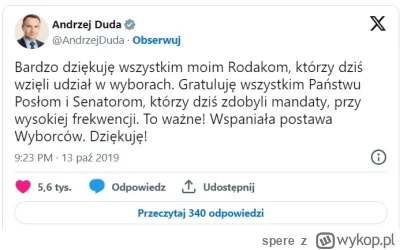 spere - #wybory #bekazpisu

4 lata temu Adrian gratulował już po 23 minutach od zakoń...