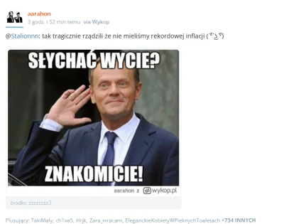 Neobychno - Widzę, że teraz psychofani Hipokryzji Obywatelskiej przejęli memy od Konf...