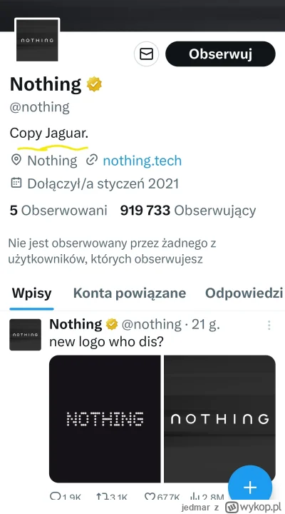 jedmar - XD XD XD XD XD

#jaguar #nothing #motoryzacja #samochody #heheszki #reklama