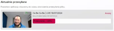 pelt - @Vendigoo: Niestety na pierwszego lajwa w historii kanału CeBe CeBe za późno z...