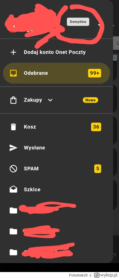 Poludnik20 - Onet Poczta. Na jednym koncie w apce mobilnej można zintegrować przynajm...