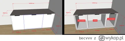 becvvv - Szafa podumywalkowa w łazience