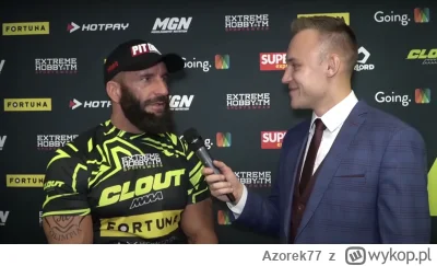 Azorek77 - Poczekaj Mateusz, bo kibice na hali coś krzyczą, że Denis to Frajer więc i...