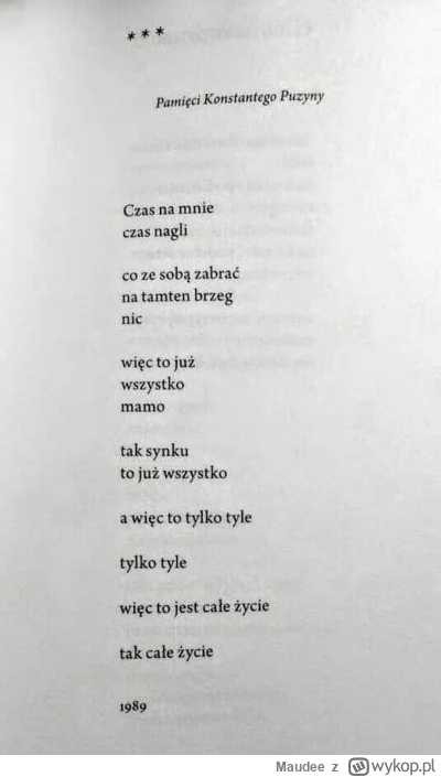 Maudee - Tadeusz Różewicz

#literaturazmaude 
SPOILER