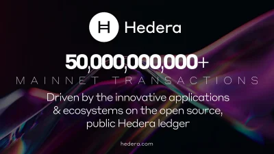 hgraph - Hedera przetworzyła właśnie 50 miliardów transakcji od momentu uruchomienia ...
