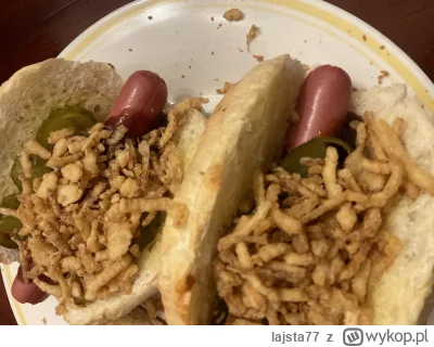 lajsta77 - #jedzzwykopem dziś #hotdog ale niestety bez kiszonej kapusty