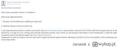 Jarusek - @Jarusek: ten konfiarski dzban (inaczej jego działalności na wykopie nie da...