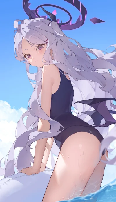 OttoFlick - #randomanimeshit #anime #swimsuit #bluearchive #hina