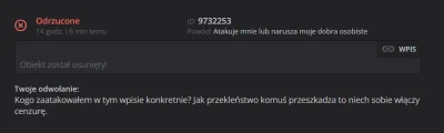 Krs90 - @Evzen_Huml: Niestety tak to wygląda. Usunęli mi coś co "atakuje mnie lub moj...