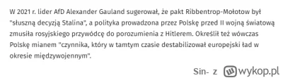 Sin- - @13f14 Hitler został sprowokowany przez Polskę. Putin mówił to samo ale AfD ró...