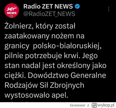 Grooveer - > "Pilnie poszukiwana jest grupa krwi 0 Rh+"
#polska #wojsko #ukraina #bia...