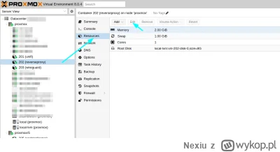 Nexiu - @Szym3kSzym3k: zaloguj sie na konto roota na proxmox i wybierz swojego HA z l...
