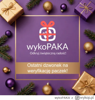 wykoPAKA - Cześć Wykopakowicze!

Do końca etapu weryfikacji paczek została już tylko ...