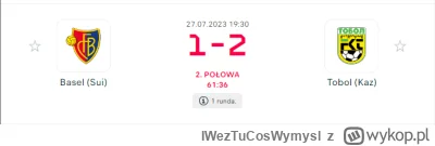 IWezTuCosWymysl - zła #legia: 2-2 na wyjeździe z liderem ligi kazachskiej
5 zespół li...