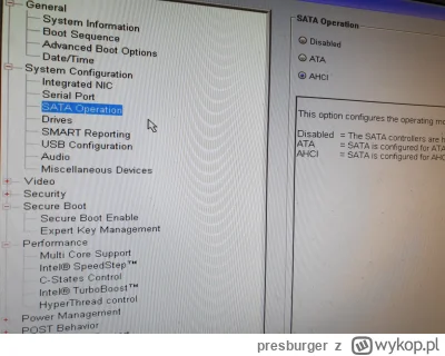 presburger - nie wiem jak ustawic w biosie zeby wykryl mi drugi dysk ssd. dysk juz po...