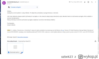 uzbek23 - @Miszcz_Joda: @Orwell84 @Bpnn 
Ostatni taki email mialem 5 lat temu wiec ni...