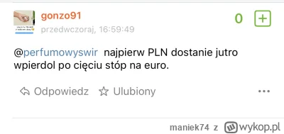 maniek74 - @gonzo91 chodziło mi o to, podałeś konkretny dzień i konkretna przyczynę, ...