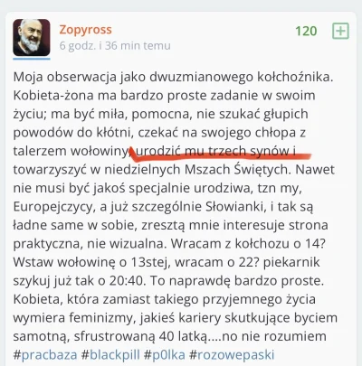 f.....j - To jest właśnie ten patriarchat którym gardzę. Nie zesrajcie się z tymi syn...