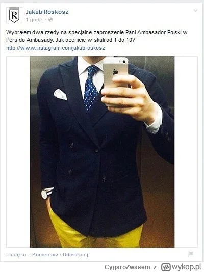 CygaroZwasem - @Gours i d--------a się gość, który na spotkanie z Ambasadorką w ambas...