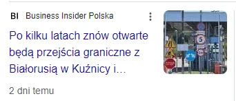 robertkk - to też jest ciekawe że po dwóch latach zamkniętych przejść otwierają je że...