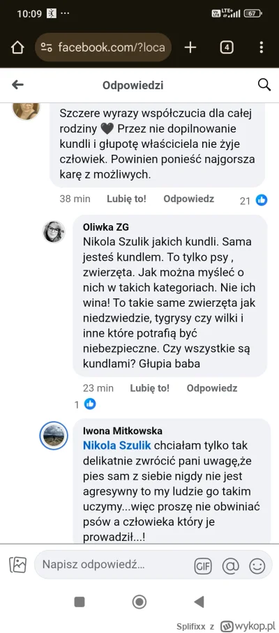 Splifixx - Komentarze nie zawodzą pod artykułem o zmarłym mężczyźnie pogryzionym prze...