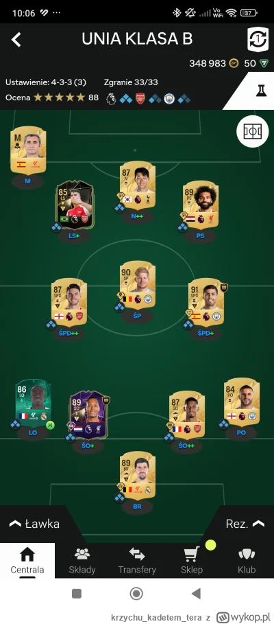 krzychukadetemtera - #fut Mircy, co do zmiany? W poprzednim sezonie awansowałem do 2 ...