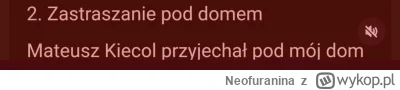 Neofuranina - @Kiecol pakuj mandndziur I widzimy się na spacerniaku.