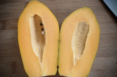 asdfghjkl - Konsumpcja pierwszej papaji w tym sezonie odbyta. Aromatyczna, słodziutka...