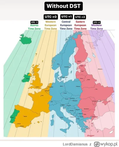 LordDamianus - #zmianaczasu #czas #strefyczasowe #europa #ue #unia #polska #geografia...