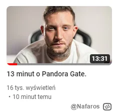 Nafaros - Mógł chociaz materiał przedluzyc do 15 minut, no ale i tak lepiej bo w taki...