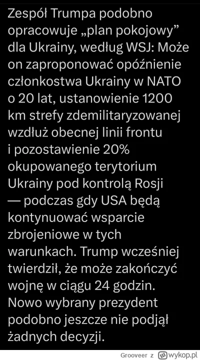 Grooveer - #ukraina #wojna #rosja #usa #polityka #trump