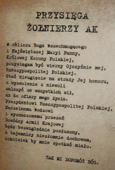 Roger_Casement - @dqdq1: Jeszcze gorzej, od bardzo wielu lat, nawet ludzie z AK łamal...