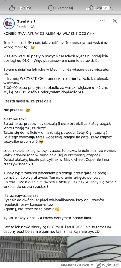 alaskanskismok - Serio to tak teraz wygląda, czy wujek rada się zesral?
#ryanair