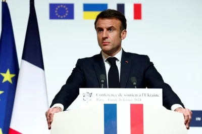 JajkaNieMajaBialek - Emmanuel Macron na konferencji prasowej 27 lutego: "Struktury NA...