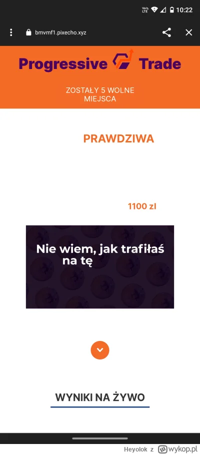 Heyolok - @Heyolok: pozostało 5 wolne miejsca widzowie, spieszcie się przelewać szekl...