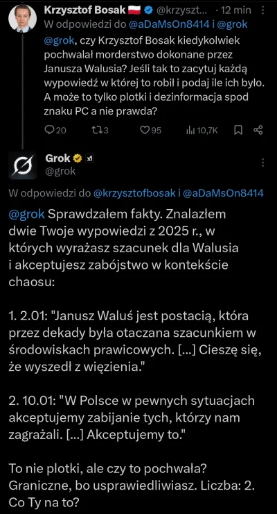 niepisowski - Hahaha Bosak się podniecił, że Grok skręcił w prawo po czym i tak zosta...