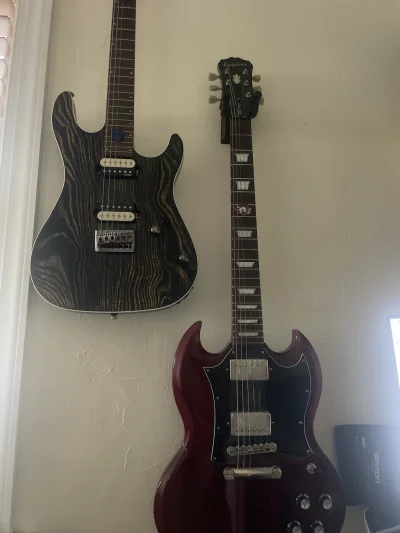 lajsta77 - @barto142: Epi Sg Pro i  Cort KX300. Gran przez Peavey Vypyr VIP 1. Wcześn...