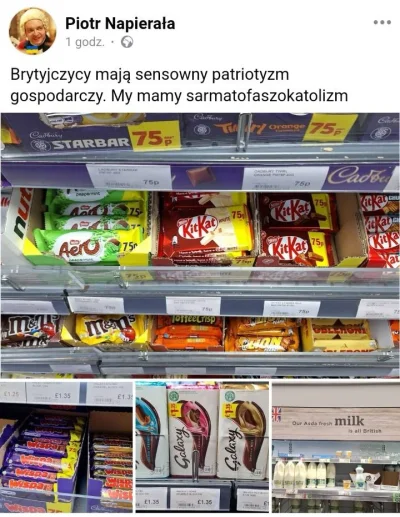testocore - #napierala jest niemożliwy. Nawet przy słodyczach musi wymyślać na Polakó...