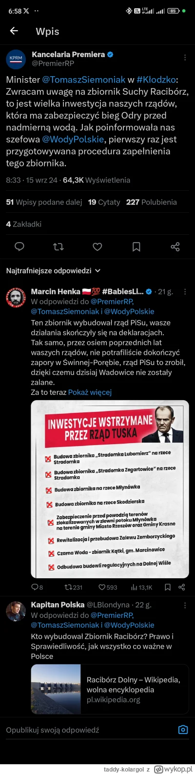 taddy-kolargol - Nasz nowy patologiczny rząd już chwali się Nie swoją inwestycją swoi...