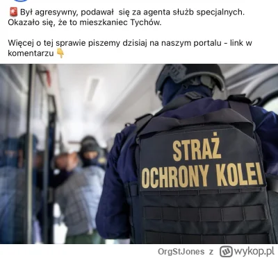 OrgStJones - Czyżby nasz dziennikarz stał się agentem służb? Bo specjalny to on już j...