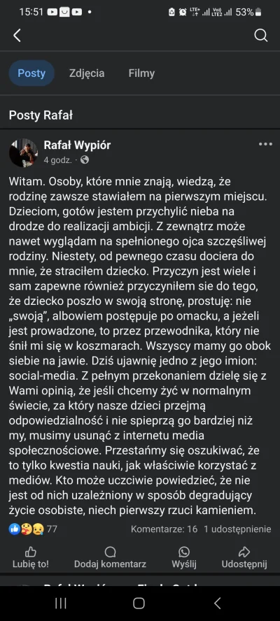 Ferrari777 - #ajemge1 Tatuś załamany niech ktoś mu napisze żeby geja na rakowickiej o...