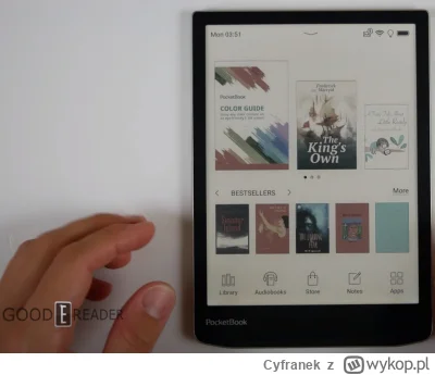 Cyfranek - Czytnik PocketBook InkPad Color 2 właśnie trafił na nasz rynek. Są też już...