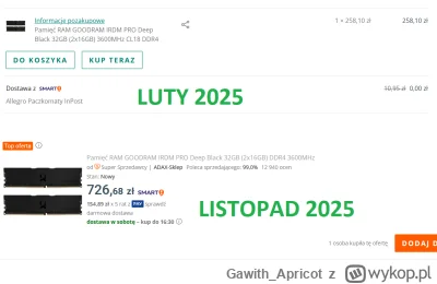 Gawith_Apricot - Na przykładzie aktualnej oferty sprzedaży jest wzrost ceny o 281%. A...