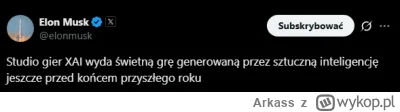 Arkass - @anonimowy_programista: IMO:
Elon dużo mówi, a rzeczywistość potem go weryfi...