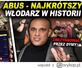 odyn88 - ogółem to beka z typa XD chuop co zrezygnował z bycia twarzą najlepszej gali...
