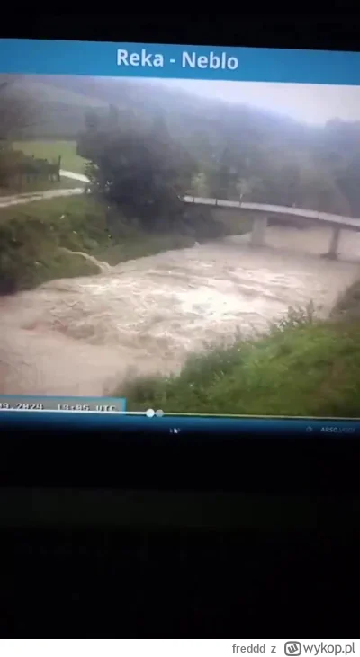 freddd - Spiętrzenie wody w ciągu 4 godzin.
#powodz #pogoda