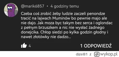 dizel81 - Mumin wczoraj na live ponad 3 godziny siedział, wpadło 0zł
#raportzpanstwas...