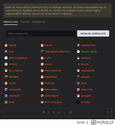 sebe - oto moja lista a jak to wygląda u was #przegryw