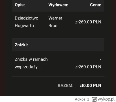 Adkos - Kolejny bardzo udany zakup na epic games. A wy co, dalej wypinacie się grubem...